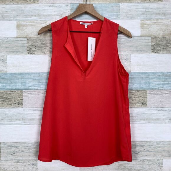 Collective Concepts Georgette Tunic Tank Top Pink Stitch Fix Womens Medium - Picture 1 of 8